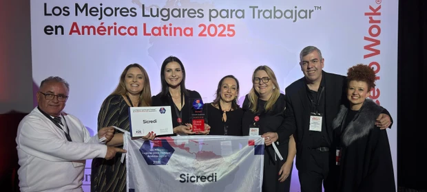 Sicredi é reconhecido como uma das Melhores Empresas para Trabalhar na América Latina pelo GPTW LATAM 2025