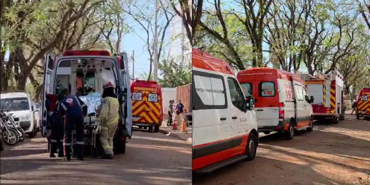 Quatro trabalhadores ficam com queimaduras graves após explosão em prédio no PR