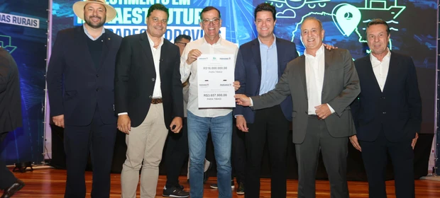 Tibagi recebe R$ 20 milhões em recursos para infraestrutura e maquinários