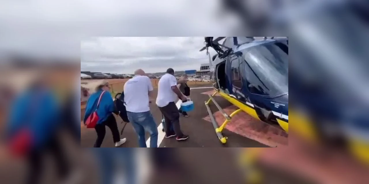 VÍDEO: PRF transporta coração de Ponta Grossa à Curitiba para transplante