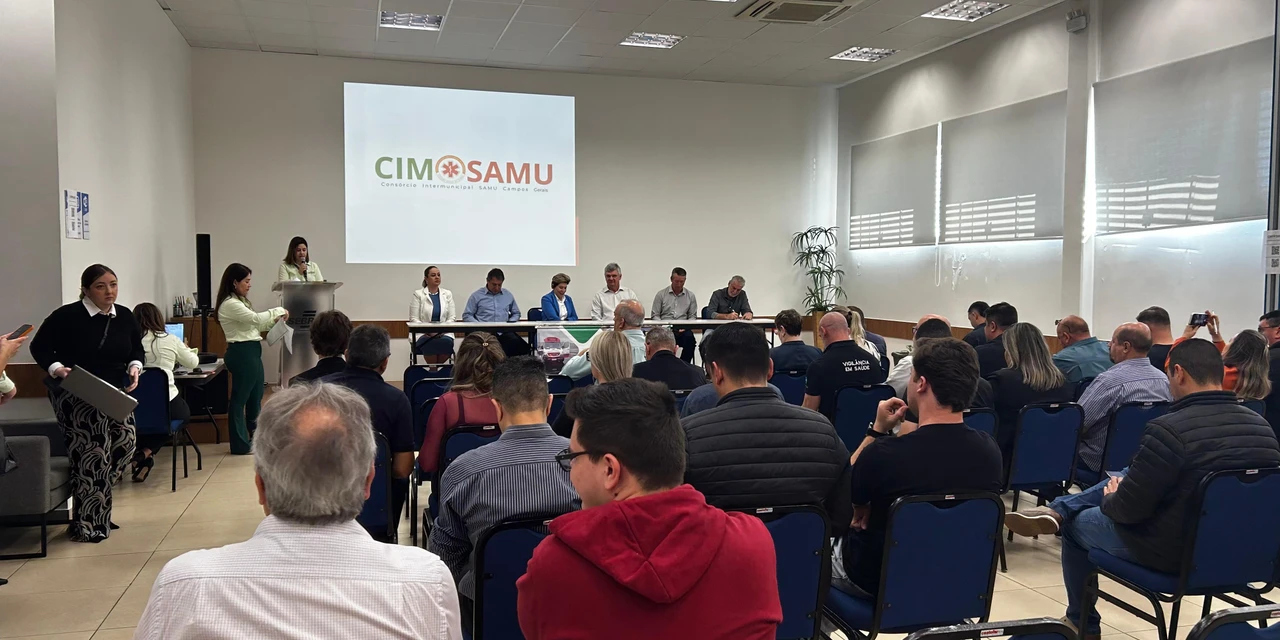 SAMU dos Campos Gerais terá custeio proporcional à população dos municípios a partir de 2026