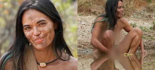 Brasileira usa vagina para pescar em reality e surpreende colegas