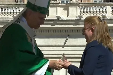 Coordenadora diocesana de PG é instituída catequista pelo Papa Leão XIV