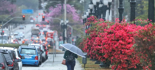Outubro terá temperaturas e chuvas dentro da média histórica, prevê Simepar