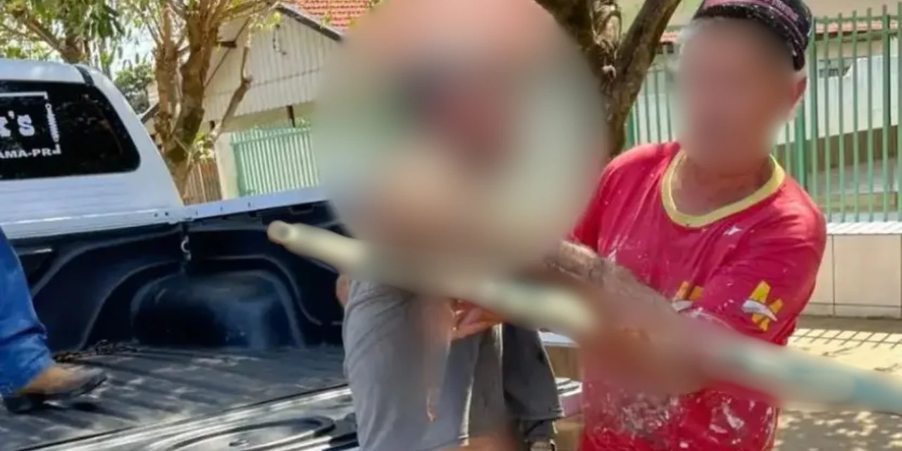 Idoso no Paraná sobrevive após ter pescoço atravessado por estaca e deve receber alta