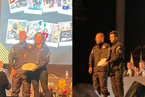 Delegado e papiloscopista da 13ª SDP são homenageados por ações preventivas em escolas