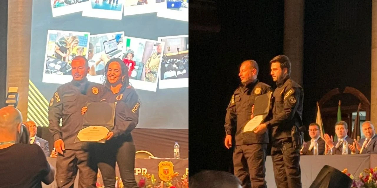 Delegado e papiloscopista da 13ª SDP são homenageados por ações preventivas em escolas