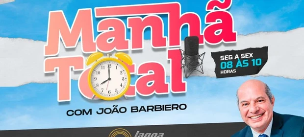 Ao vivo: Programa Manhã Total, com João Barbiero – Rádio Lagoa Dourada FM (02/10)