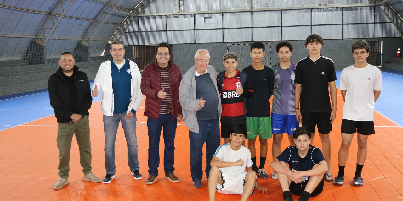 Prefeitura de Castro finaliza revitalização do Ginásio Flávio Gil Zanon