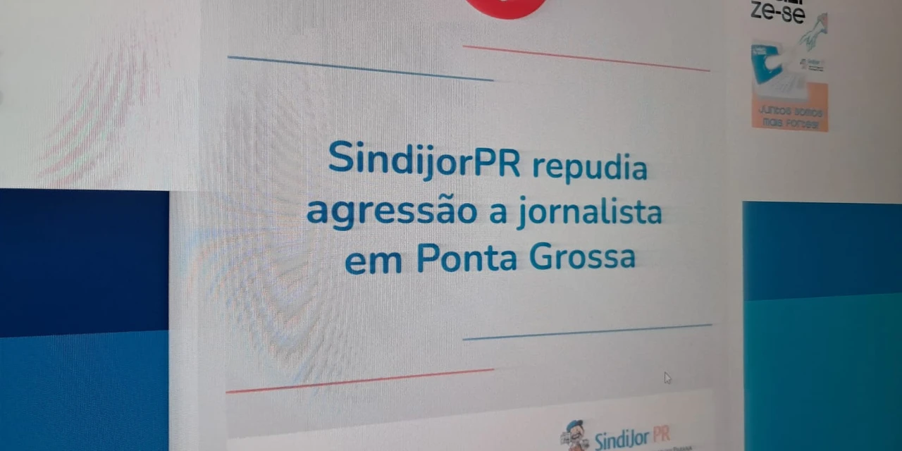 D'Ponta News se solidariza com jornalista supostamente agredido em portal de notícias de Ponta Grossa