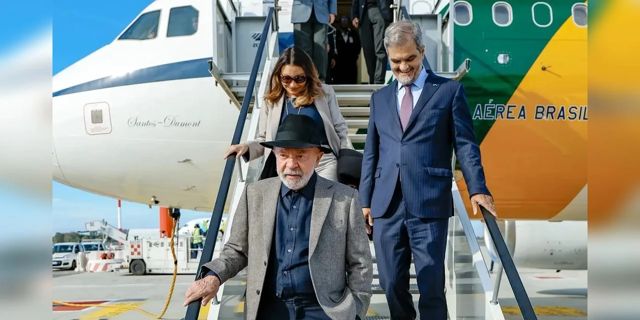 Lula chega a Roma para eventos sobre segurança alimentar
