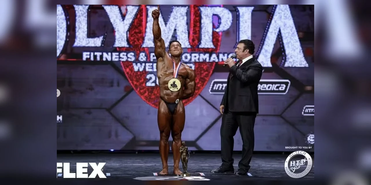 Ramon Dino faz história e se torna o primeiro brasileiro a vencer o Mister Olympia