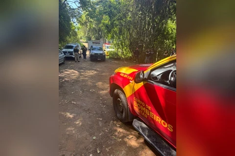 Área segue isolada para realização de procedimentos técnicos
