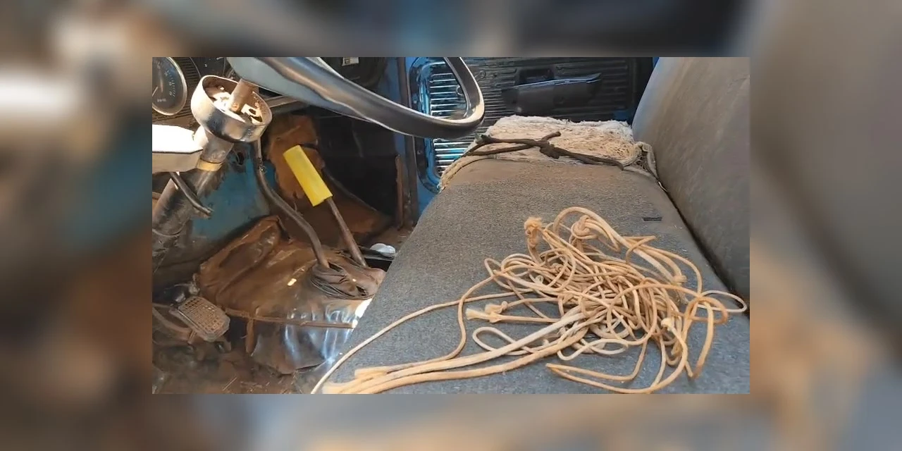 Motorista é flagrado com corda no lugar de cinto de segurança no Paraná