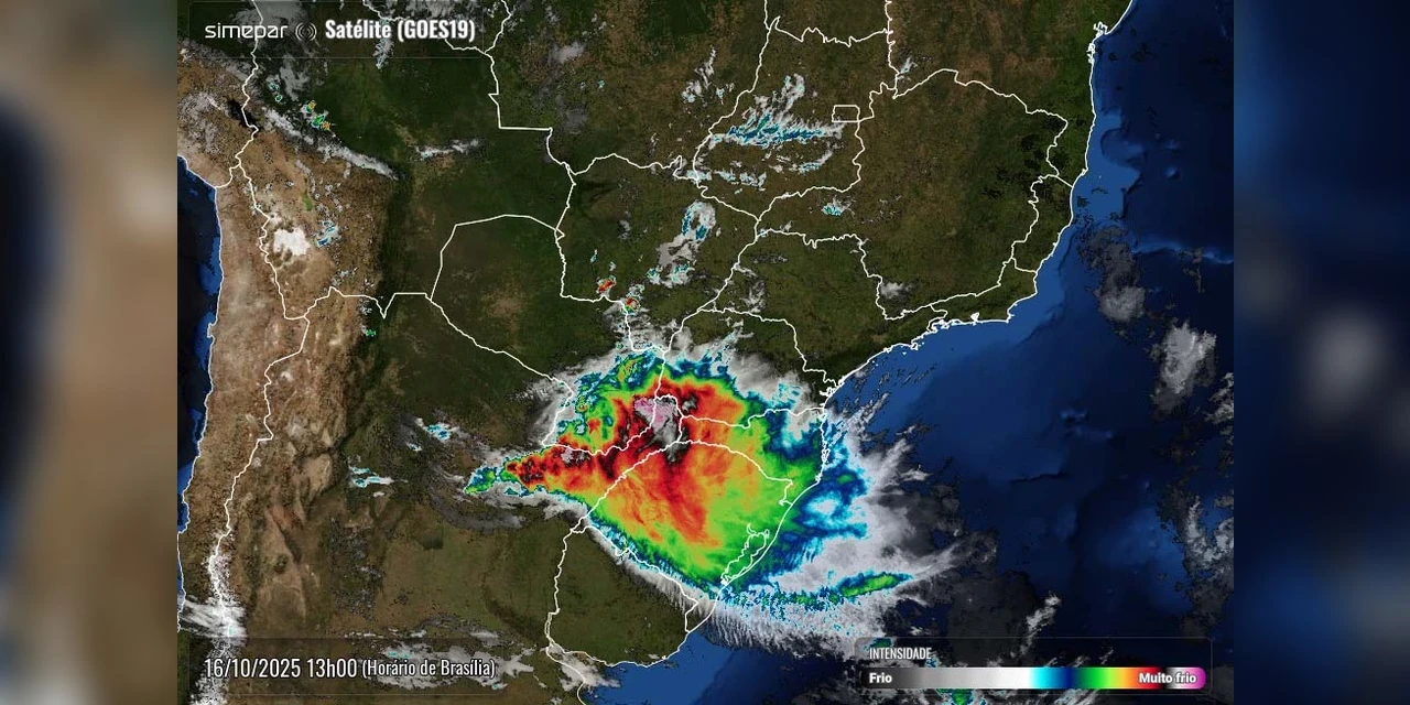 Cavado meteorológico: entenda o fenômeno que deve atingir o Paraná neste fim de semana