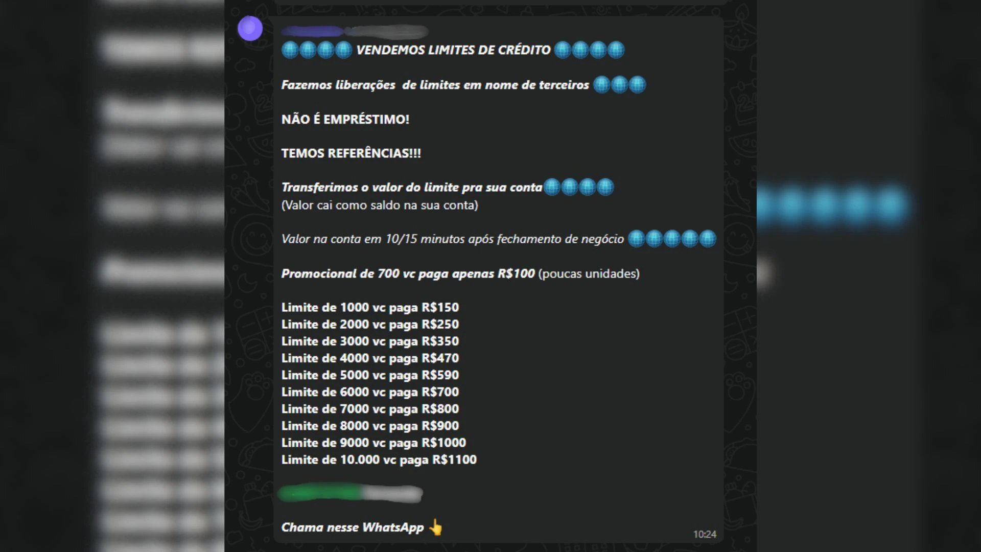 Mensagem chamativa é publicada nas redes sociais | D'Ponta News / Print