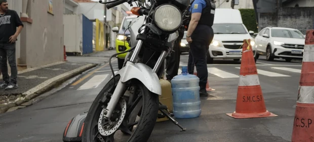 'Gaizero' sofre contusão na perna em colisão no centro de Ponta Grossa