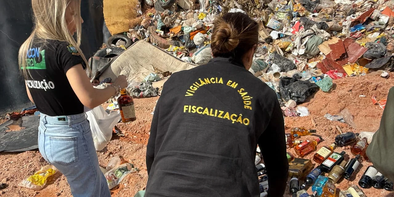 200 garrafas de bebidas alcoólicas irregulares são apreendidas e destruídas em Castro