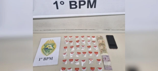 Delivery de drogas é interrompido após perseguição policial na Ronda