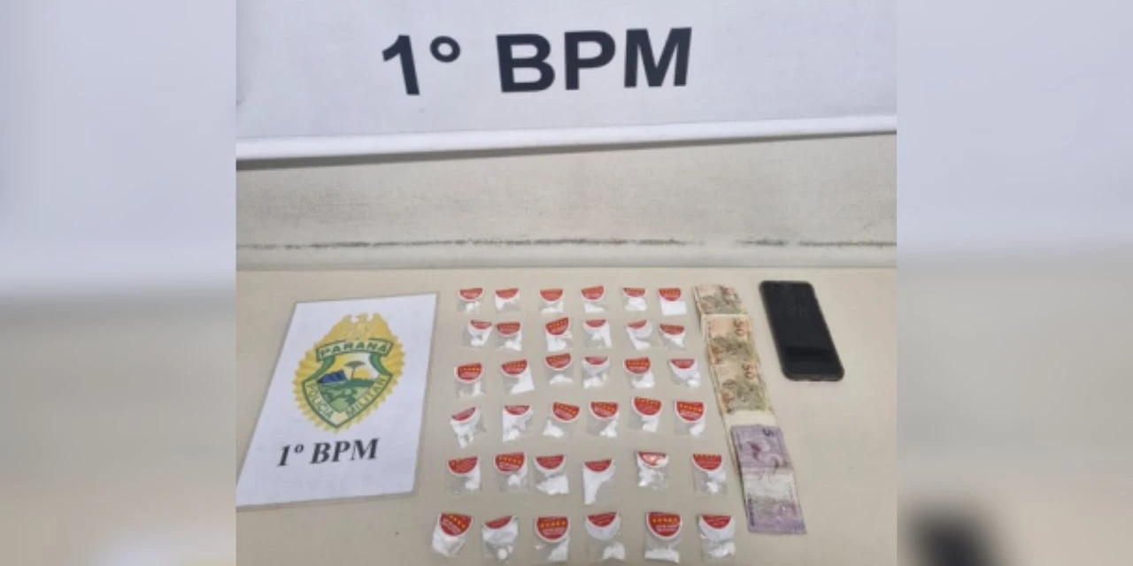 Delivery de drogas é interrompido após perseguição policial na Ronda