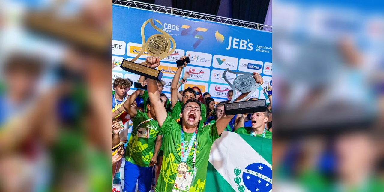 Paraná permanece no pódio dos Jogos Escolares Brasileiros 2025