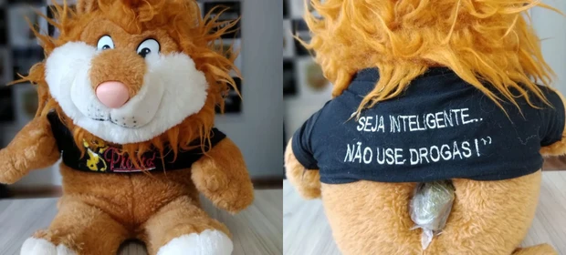 Tráfico usa mascote do Proerd para esconder maconha; quatro são presos