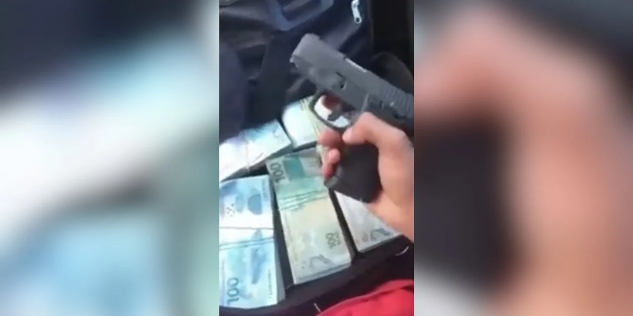 Após roubo de malote em PG, jovem ostentou dinheiro em vídeos; assista