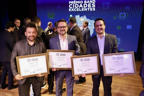 Curitiba é destaque no Prêmio Band Cidades Excelentes e vence nos pilares Governança e Educação