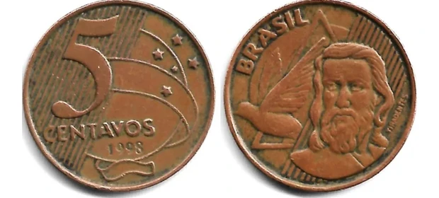 Moeda de 5 Centavos pode valer até R$ 400; descubra se tem uma moeda rara