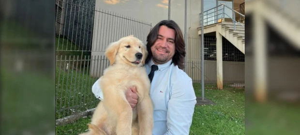 Justiça oficializa Teddy como primeiro cão de assistência judiciária de Ponta Grossa