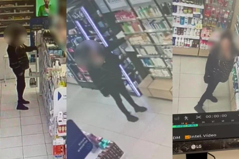 Mão leve: vídeos mostram ação de trio que furtou produtos em farmácias no Centro de PG