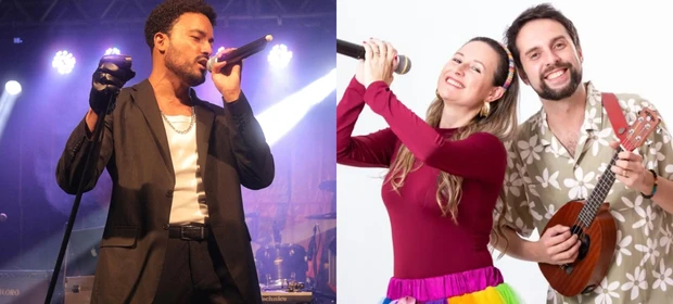 Gui Augustto e Casa Cantante sobem ao palco do Sexta às Seis