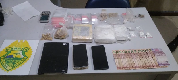 Rotam apreende drogas sintéticas e mais de 1kg de cocaína em Castro