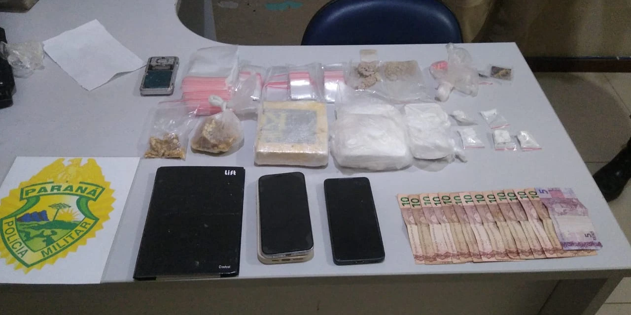 Rotam apreende drogas sintéticas e mais de 1kg de cocaína em Castro