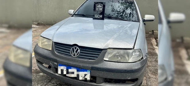 Guarda Civil Municipal recupera veículo com alerta de furto no centro de PG