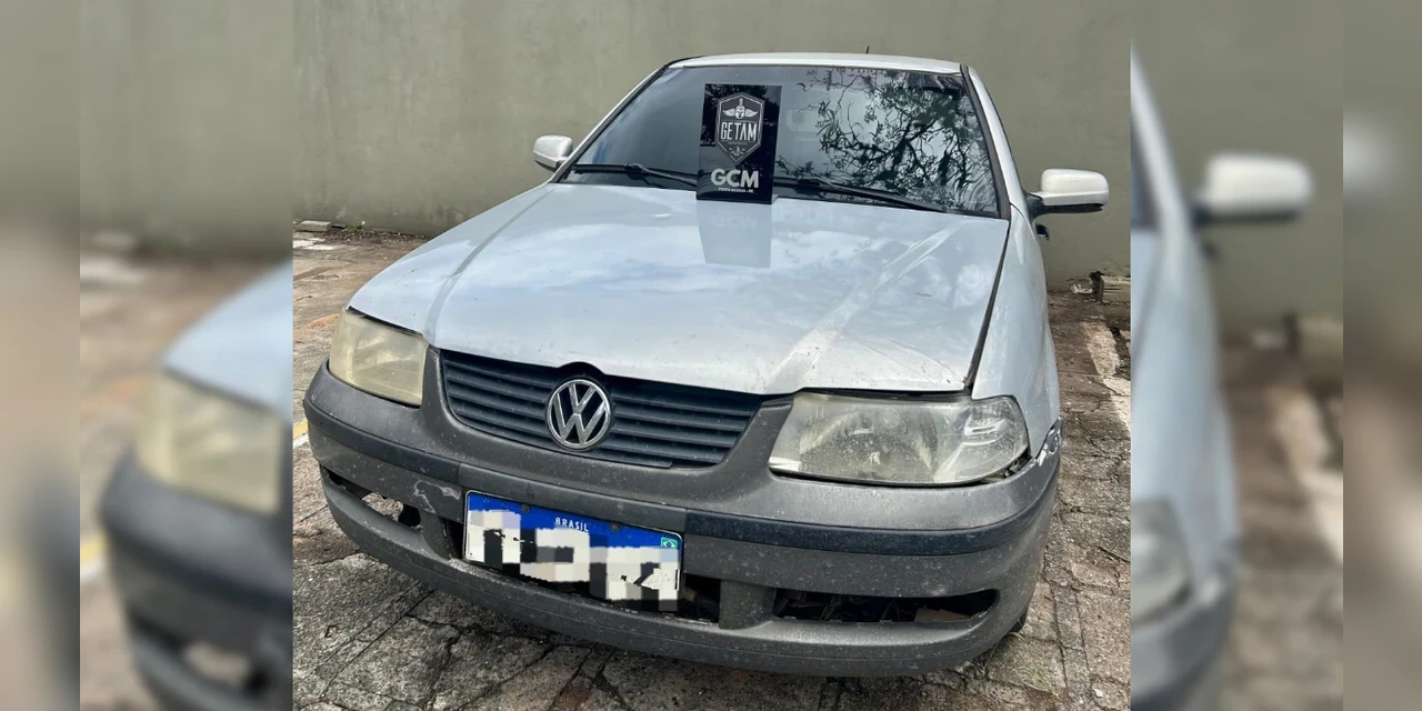 Guarda Civil Municipal recupera veículo com alerta de furto no centro de PG