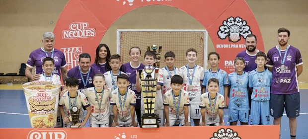 ACGF Ponta Grossa conquista vice-campeonato paranaense sub-11 de futsal
