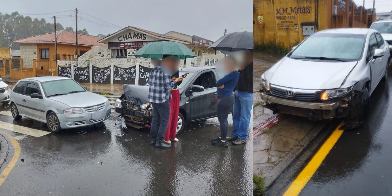 VÍDEO: Motorista ignora parada e provoca colisão múltipla no 'Nova Rússia'