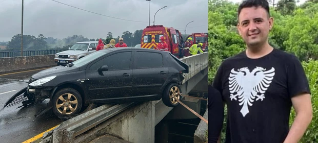 VÍDEO: Câmera flagra acidente que matou motorista no viaduto do Santa Paula