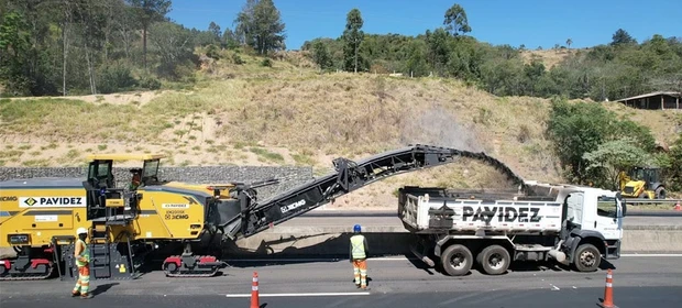 PRVias atinge 43% de recuperação estrutural do asfalto previsto nos trabalhos iniciais