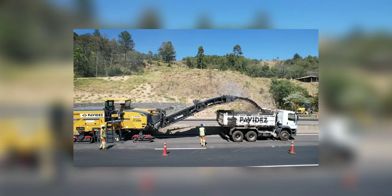 PRVias atinge 43% de recuperação estrutural do asfalto previsto nos trabalhos iniciais