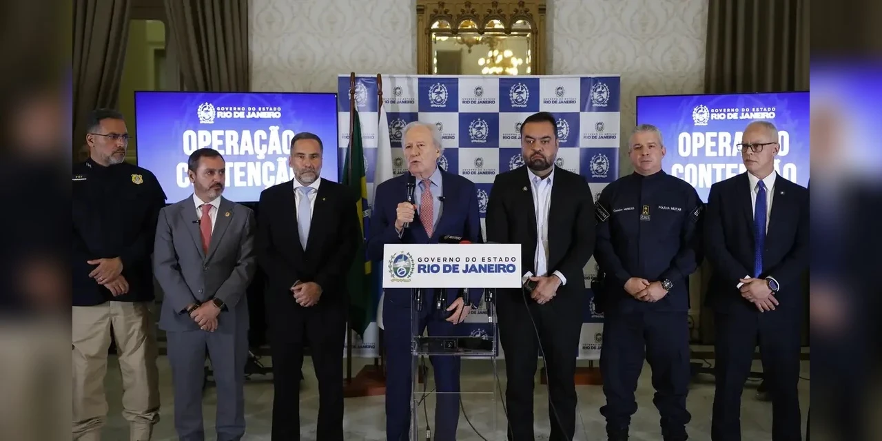 Após megaoperação, ministro da Segurança e governador do RJ criam 'escritório emergencial contra o crime'