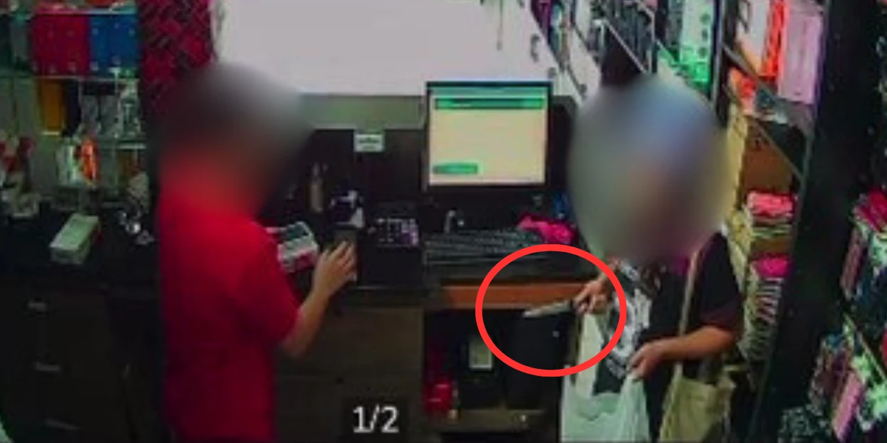 VÍDEO: Mulher com peruca pede para usar banheiro de loja e tenta assaltar comerciante em Sengés