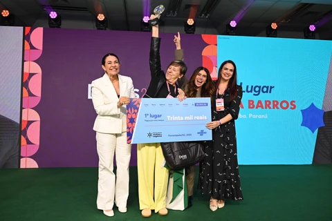 Lia Barros, vencedora da categoria Negócios Internacionais | Foto: Fabrício Almeida/Agência Sebrae