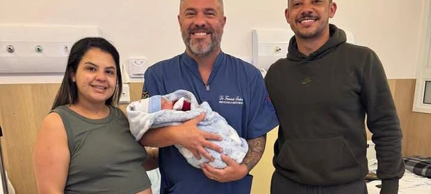 Nova maternidade da Santa Casa de Ponta Grossa registra o primeiro nascimento