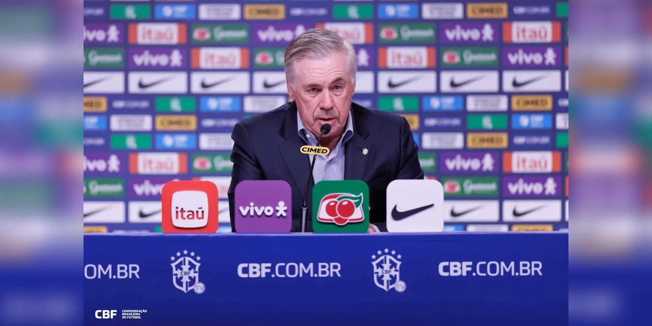 Ancelotti divulga convocação da Seleção Brasileira para amistosos contra Senegal e Tunísia