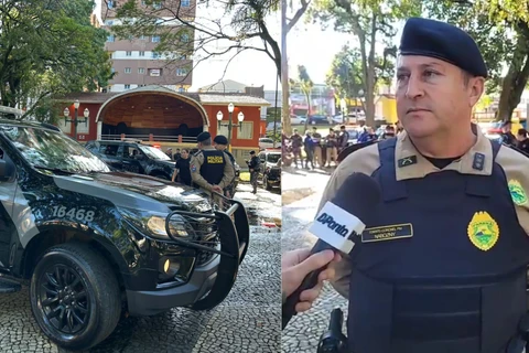 "O objetivo é elevar ainda mais a segurança em Ponta Grossa", aponta Tenente-Coronel Nabozny sobre operação
