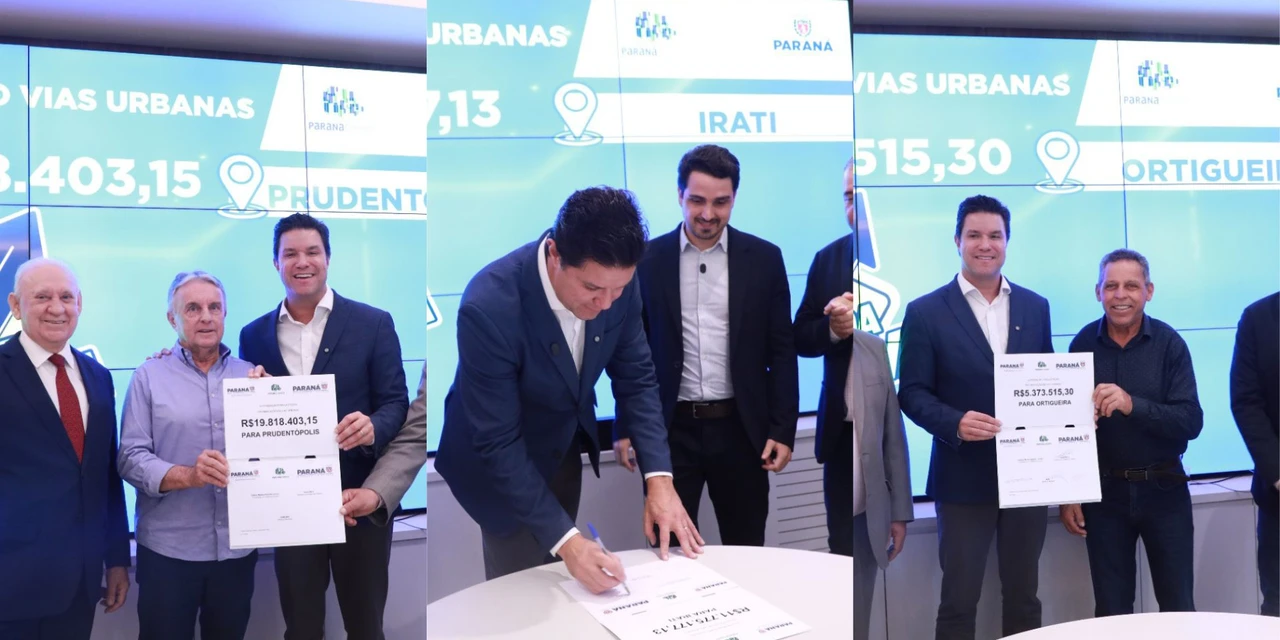 Municípios da região recebem cerca de R$ 37 milhões em investimentos para projetos de asfaltamento