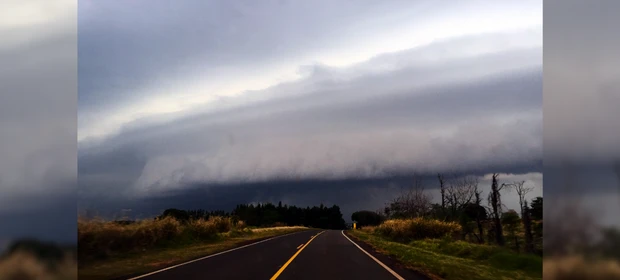 Chuva, ventos fortes e granizo: Simepar alerta para risco de temporais nos próximos dias