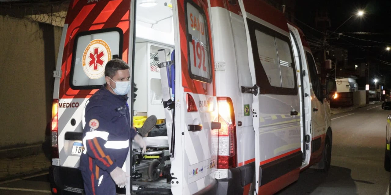 Equipes são mobilizadas após homem levar tijolada em Ponta Grossa